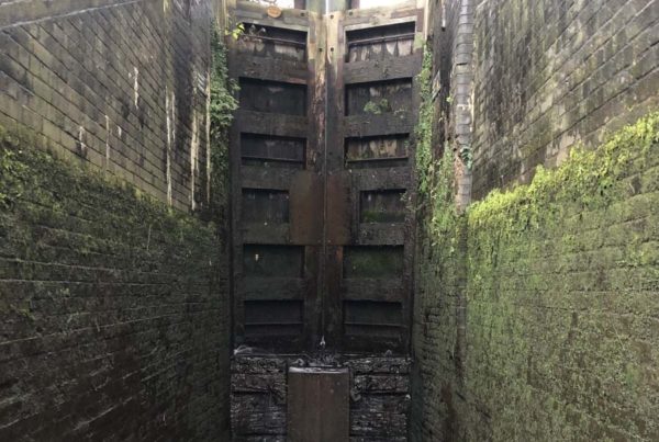 a staircase lock system on the staffs and worcs canal